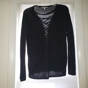 Express Lace up long sleeve